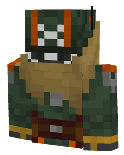 Brown skin: bust render