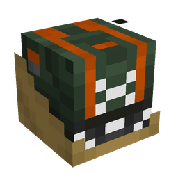 Brown skin: head render