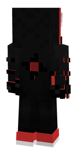 Black skin: body, back render