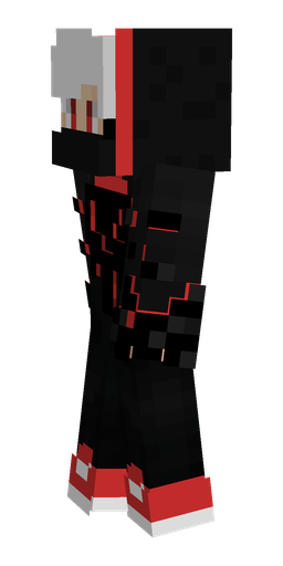 Black skin: body, left side render