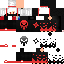 Black skin: raw texture render