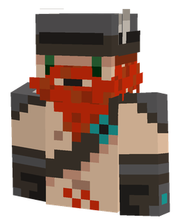 Black skin: bust render