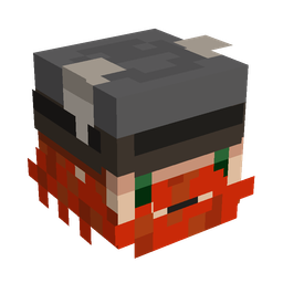 Black skin: head render