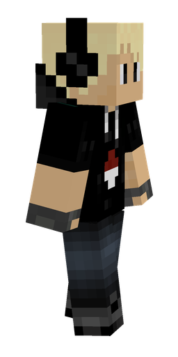 Black skin: body, right side render