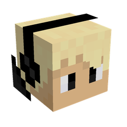 Black skin: head render