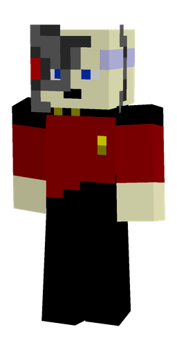 Black skin: body, front render