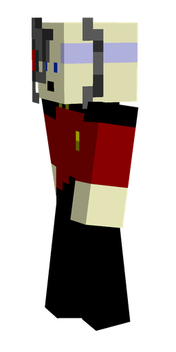 Black skin: body, left side render