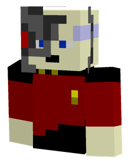 Black skin: bust render