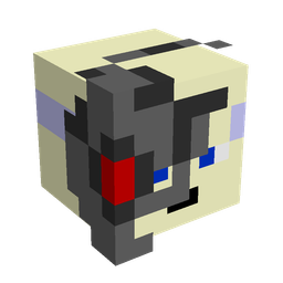 Black skin: head render