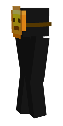 Black skin: body, left side render