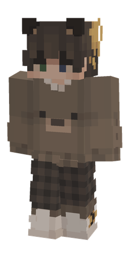 Black skin: body, front render