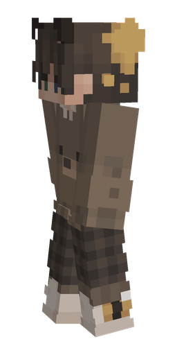 Black skin: body, left side render