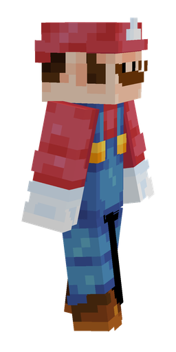 Blue skin: body, right side render
