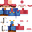 Blue skin: raw texture render