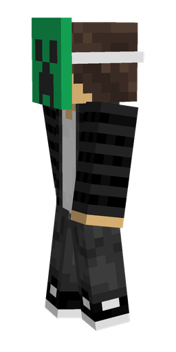 Black skin: body, left side render