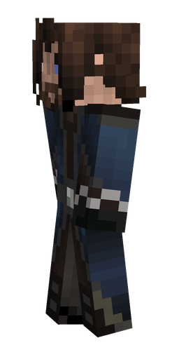 Black skin: body, left side render