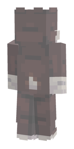 Dark skin: body, back render