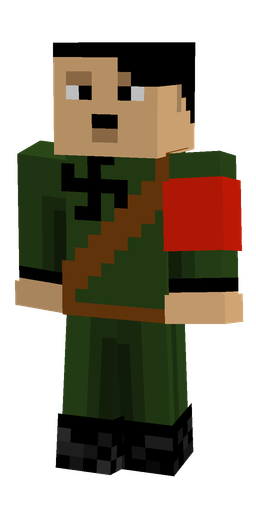 Black skin: body, front render