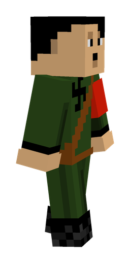 Black skin: body, right side render