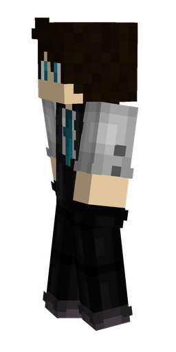 Black skin: body, left side render
