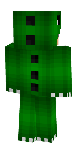 Black skin: body, back render