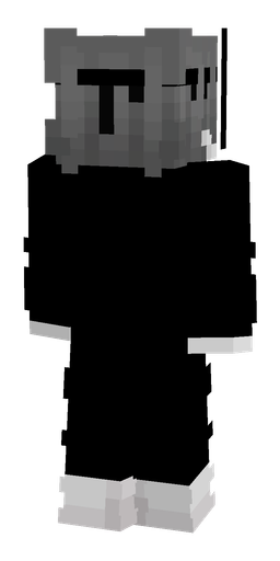 Black skin: body, back render