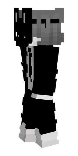 Black skin: body, left side render