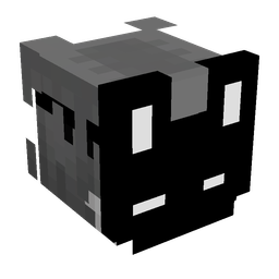 Black skin: head render