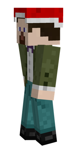 Black skin: body, left side render