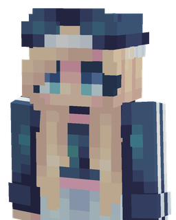Blue skin: bust render