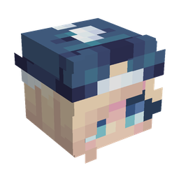 Blue skin: head render