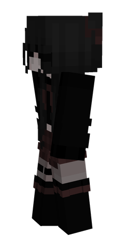 Black skin: body, left side render