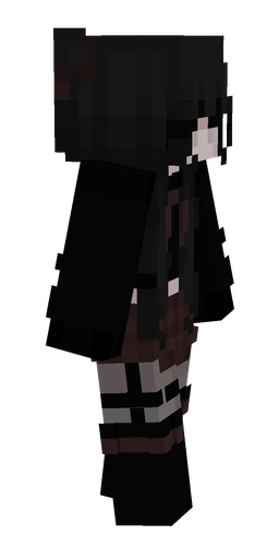 Black skin: body, right side render