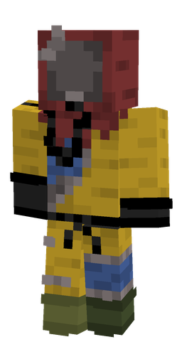 Black skin: body, front render