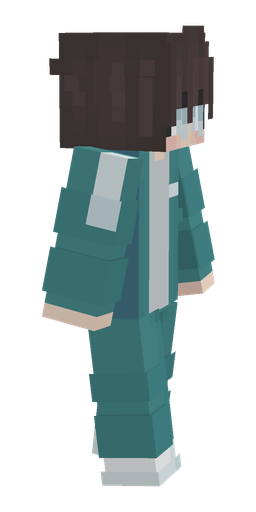 Black skin: body, right side render