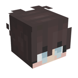 Black skin: head render