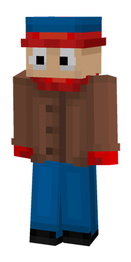 Blue skin: body, front render