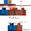 Blue skin: raw texture render