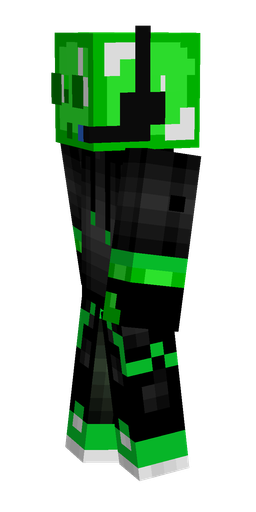 Black skin: body, left side render