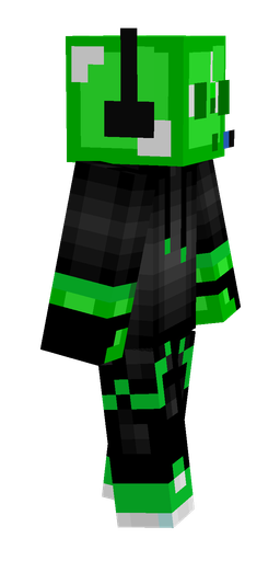 Black skin: body, right side render