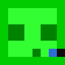 Black skin: face render