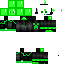 Black skin: raw texture render