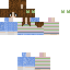 Blue skin: raw texture render