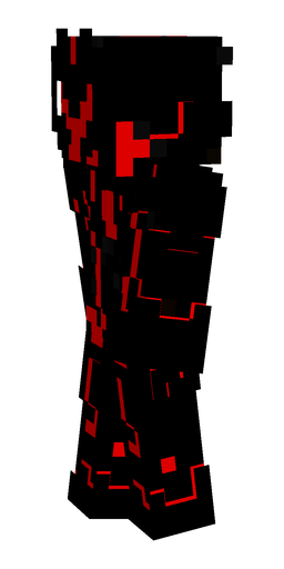 Black skin: body, left side render
