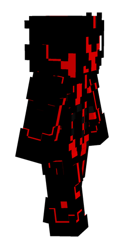 Black skin: body, right side render
