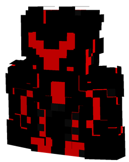 Black skin: bust render