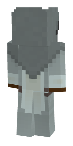 Dark skin: body, back render