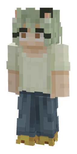 Blue skin: body, front render