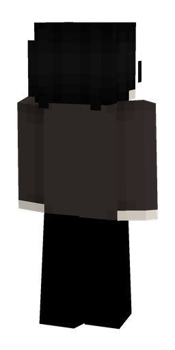 Black skin: body, back render