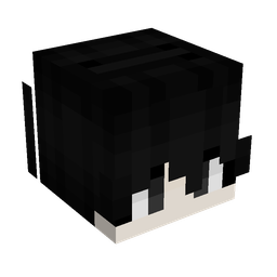Black skin: head render